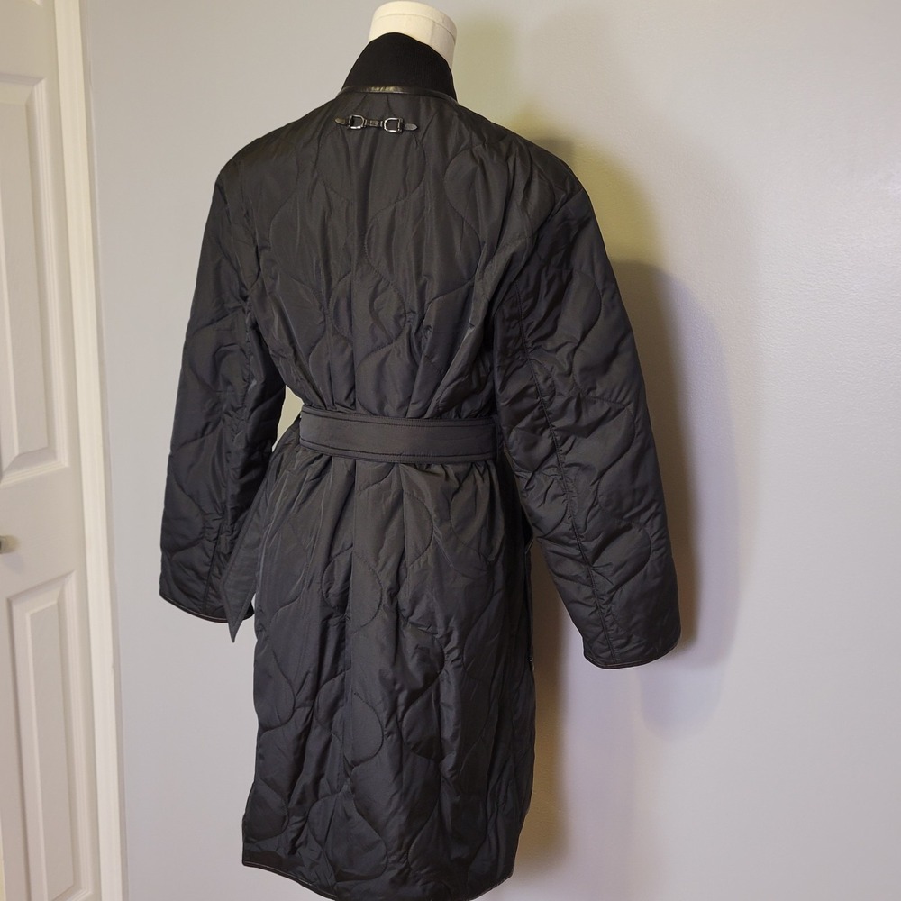 Ralph Lauren Purple Label‎ Arnett Water Repellent Taffeta Coat Womens 10 $1.650 - Picture 5 of 13